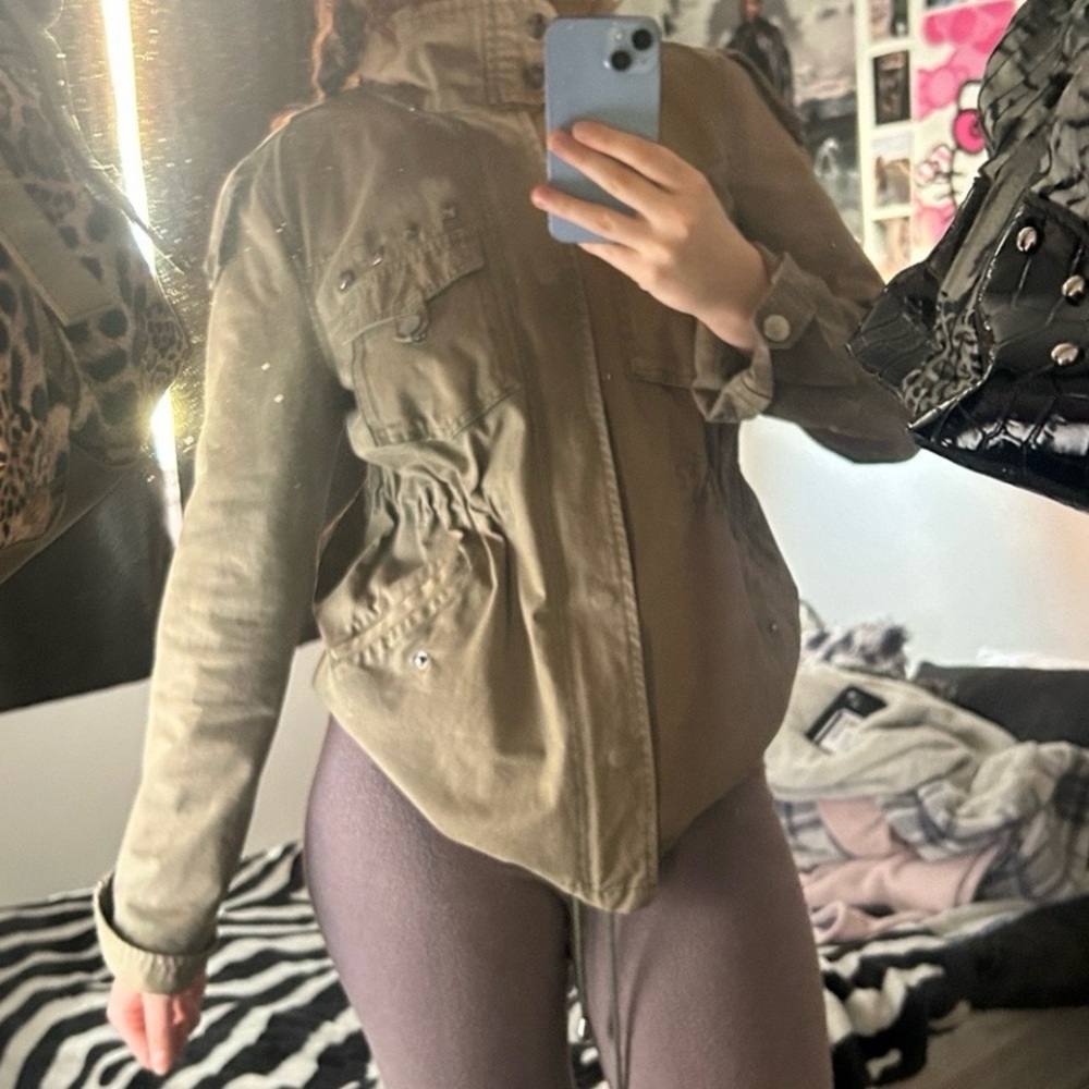 LaRok Olive Khaki Jacket - Picture 3 of 3